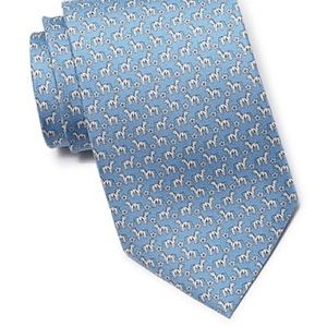 NWT Ferragamo 3 SNOB silk next tie